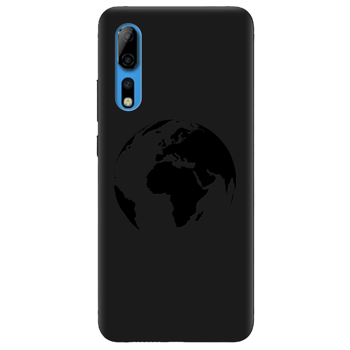 Чехол для ZTE Axon 10 Pro черный матовый soft touch Planet - фото 1