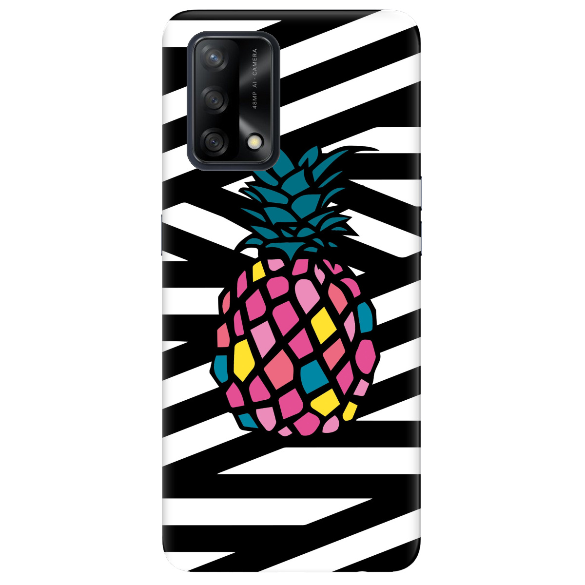 Чехол для Oppo A74 4G Pineapple - фото 1
