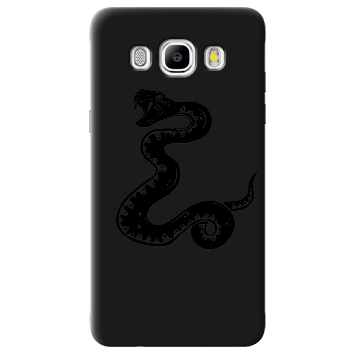 Чехол для Samsung Galaxy J5 2016 черный матовый soft touch Сobra - фото 1