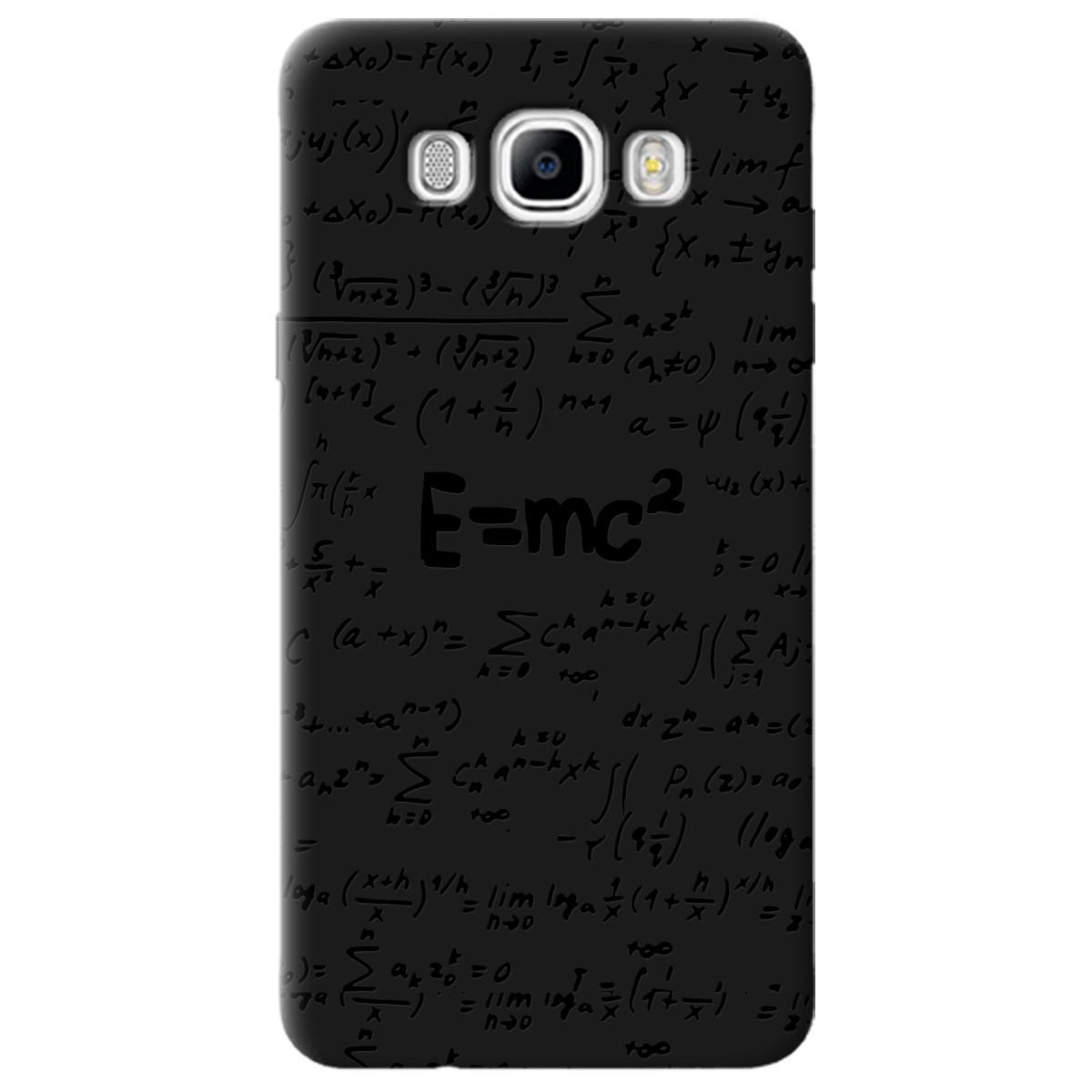 Чохол для Samsung Galaxy J7 2016 чорний матовий soft touch Black Einstein - фото 1