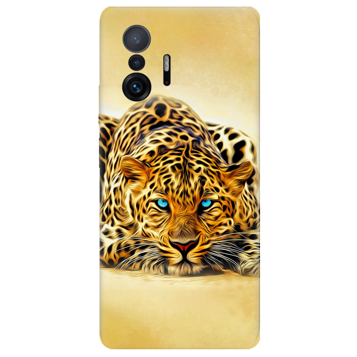 Чехол для Xiaomi 11T Леопард - фото 1