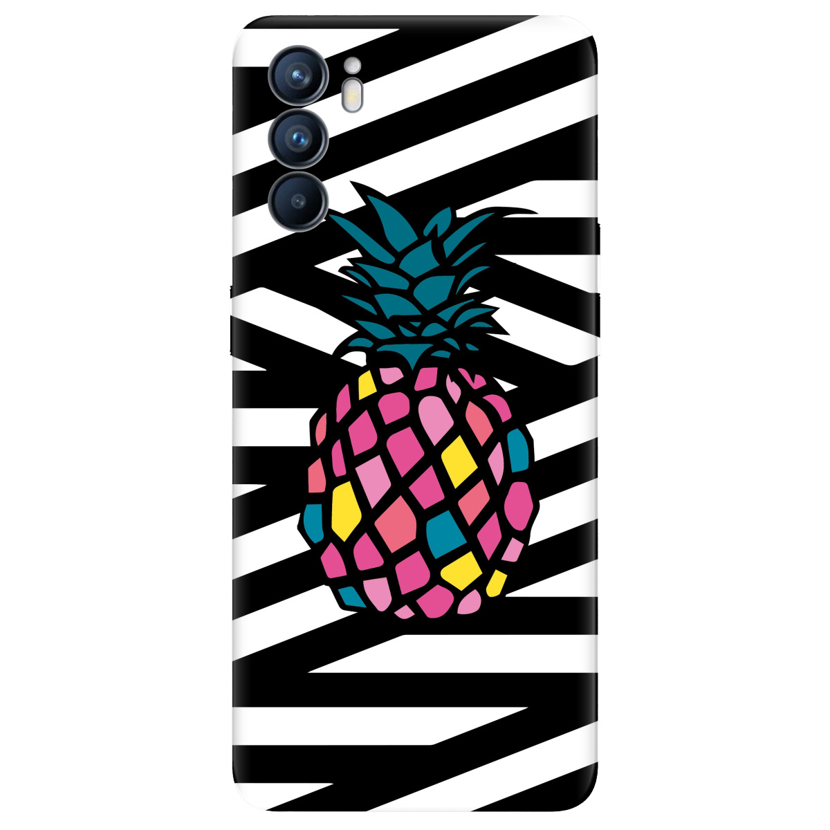 Чехол для Oppo Reno 6 Pineapple - фото 1