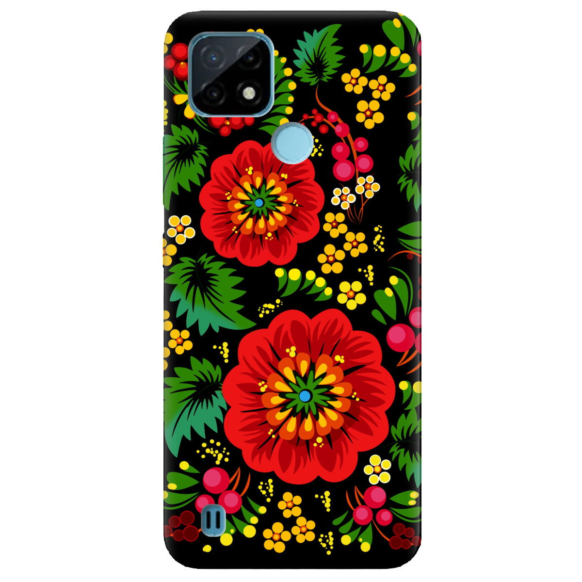 Чехол для Realme С21 Ukrainian art - фото 1