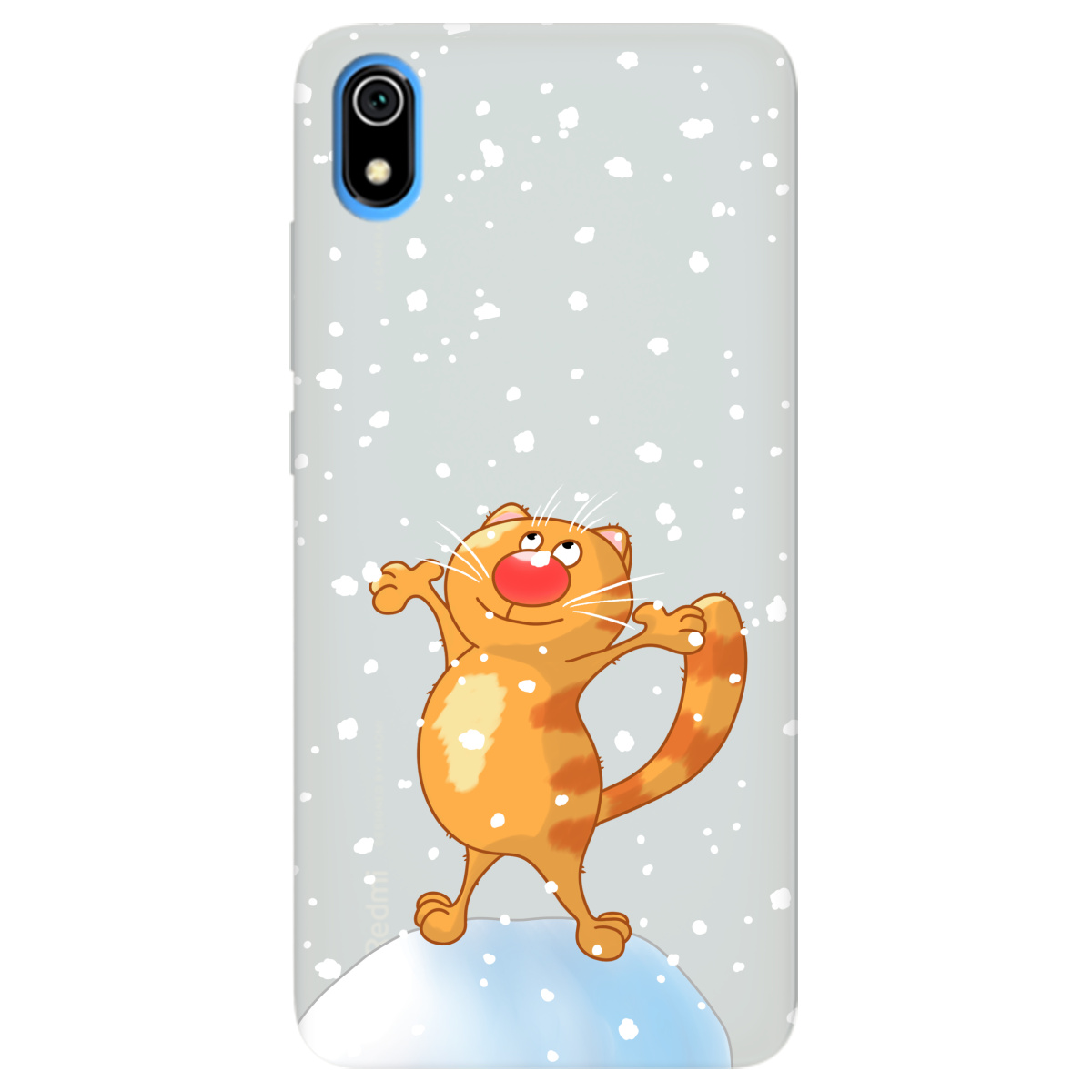 Чохол для Xiaomi Redmi 7A напівпрозорий матовий soft touch By Happy - фото 1