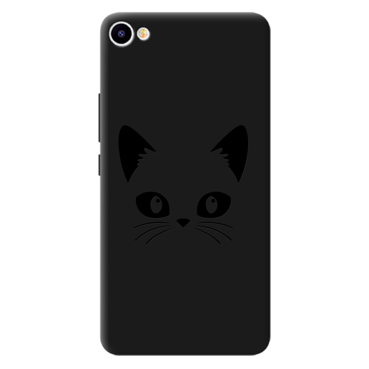 Чохол для Meizu U10 чорний матовий soft touch Cat Black - фото 1