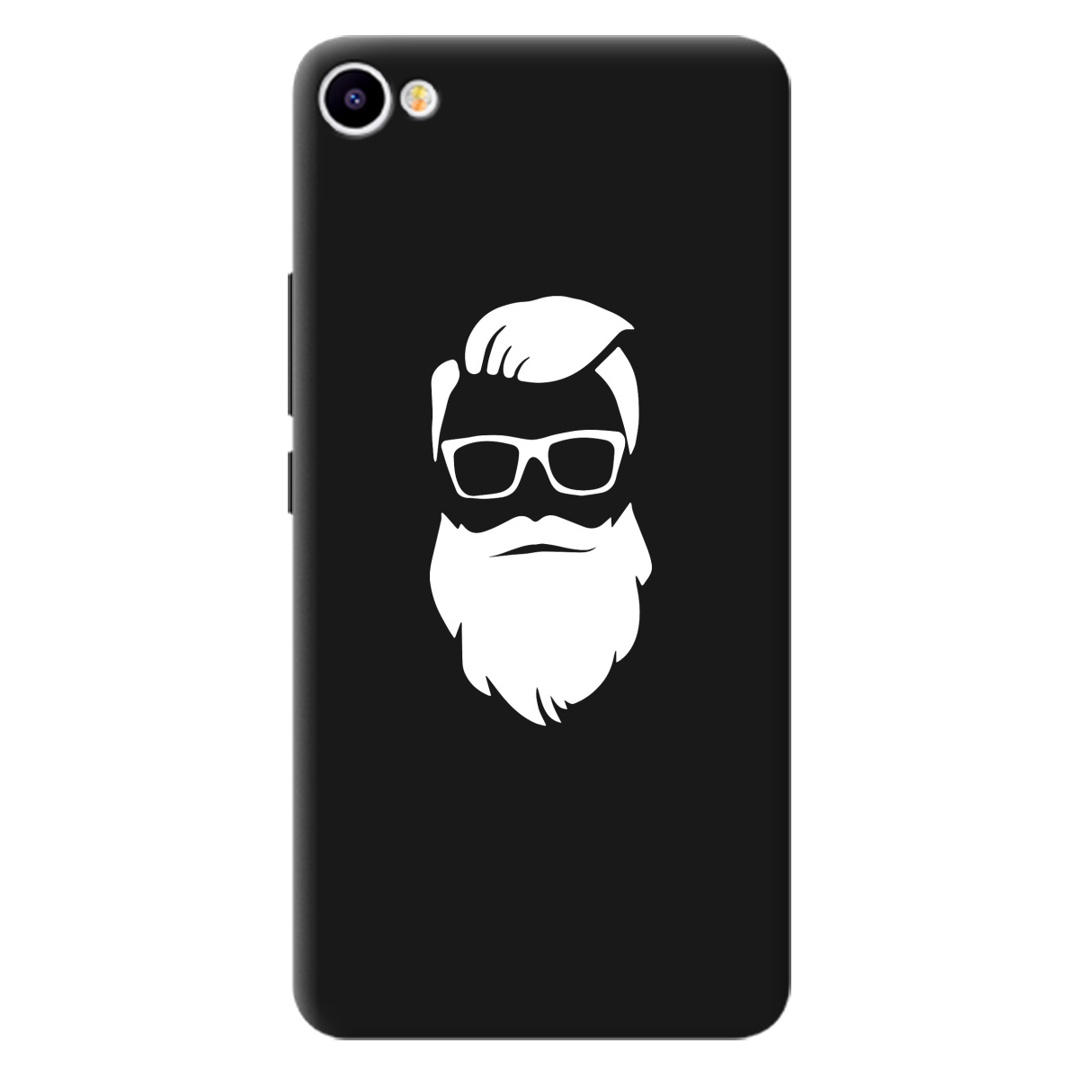 Чохол для Meizu U10 чорний матовий soft touch Beard - фото 1