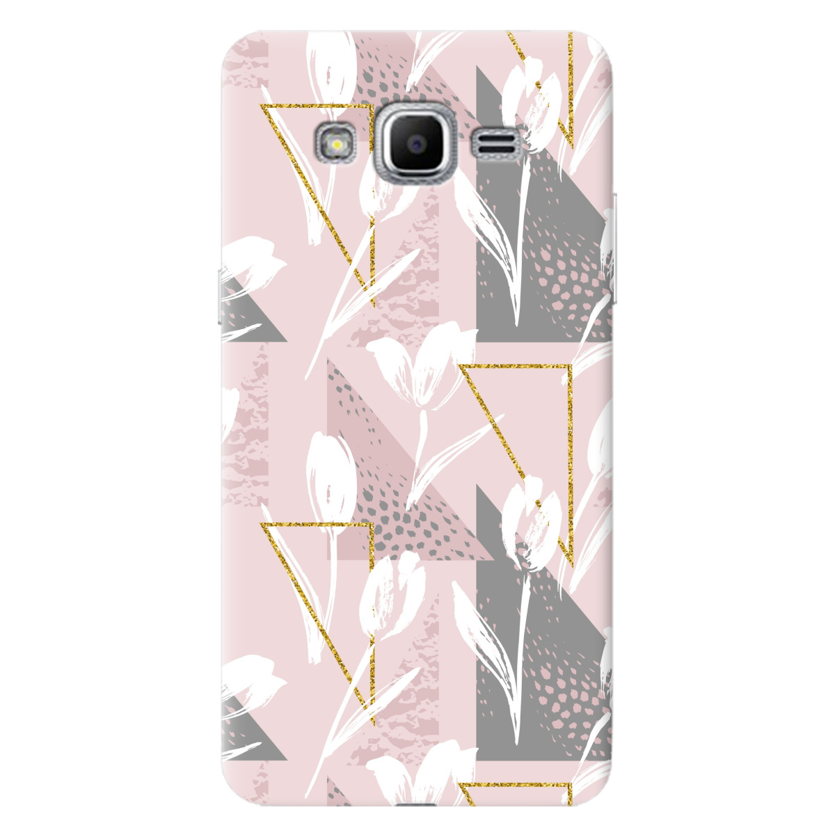 Чехол для Samsung Galaxy J2 Prime White tulips - фото 1