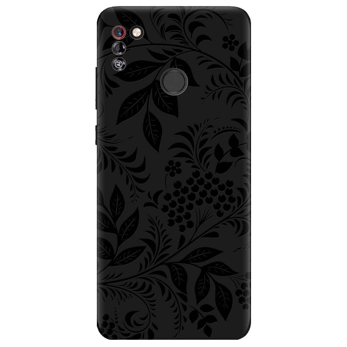 Чохол для Tecno Pop 4 Pro чорний матовий soft touch Art - фото 1