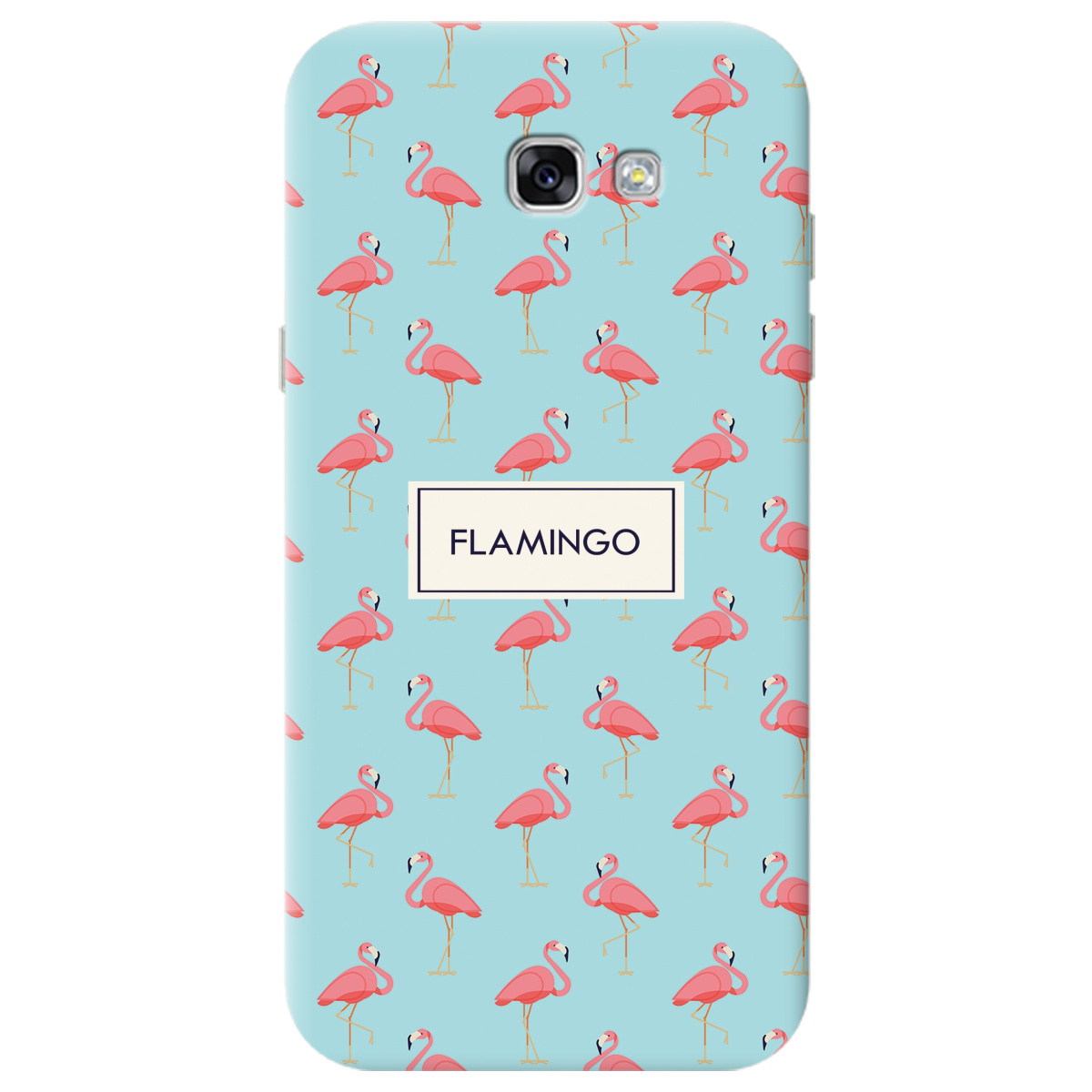 Чехол для Samsung Galaxy A7 2017 Pink Flamingo - фото 1