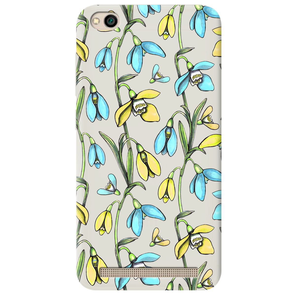 Чохол для Xiaomi Redmi 5A напівпрозорий матовий soft touch Проліски - фото 1