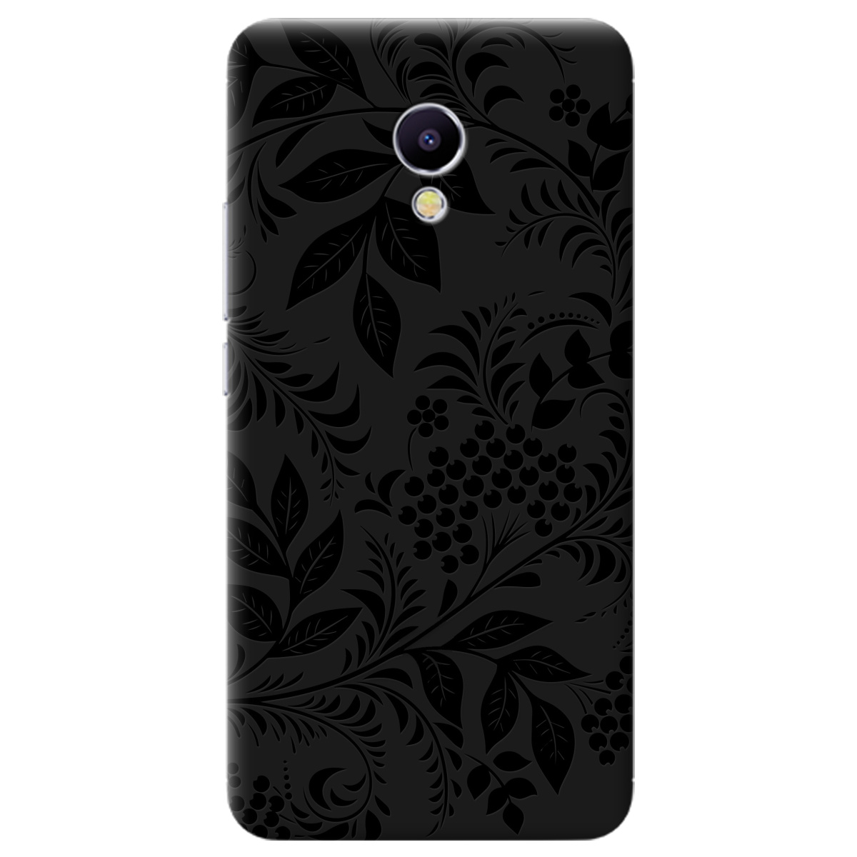 Чохол для Meizu M5S чорний матовий soft touch Art - фото 1