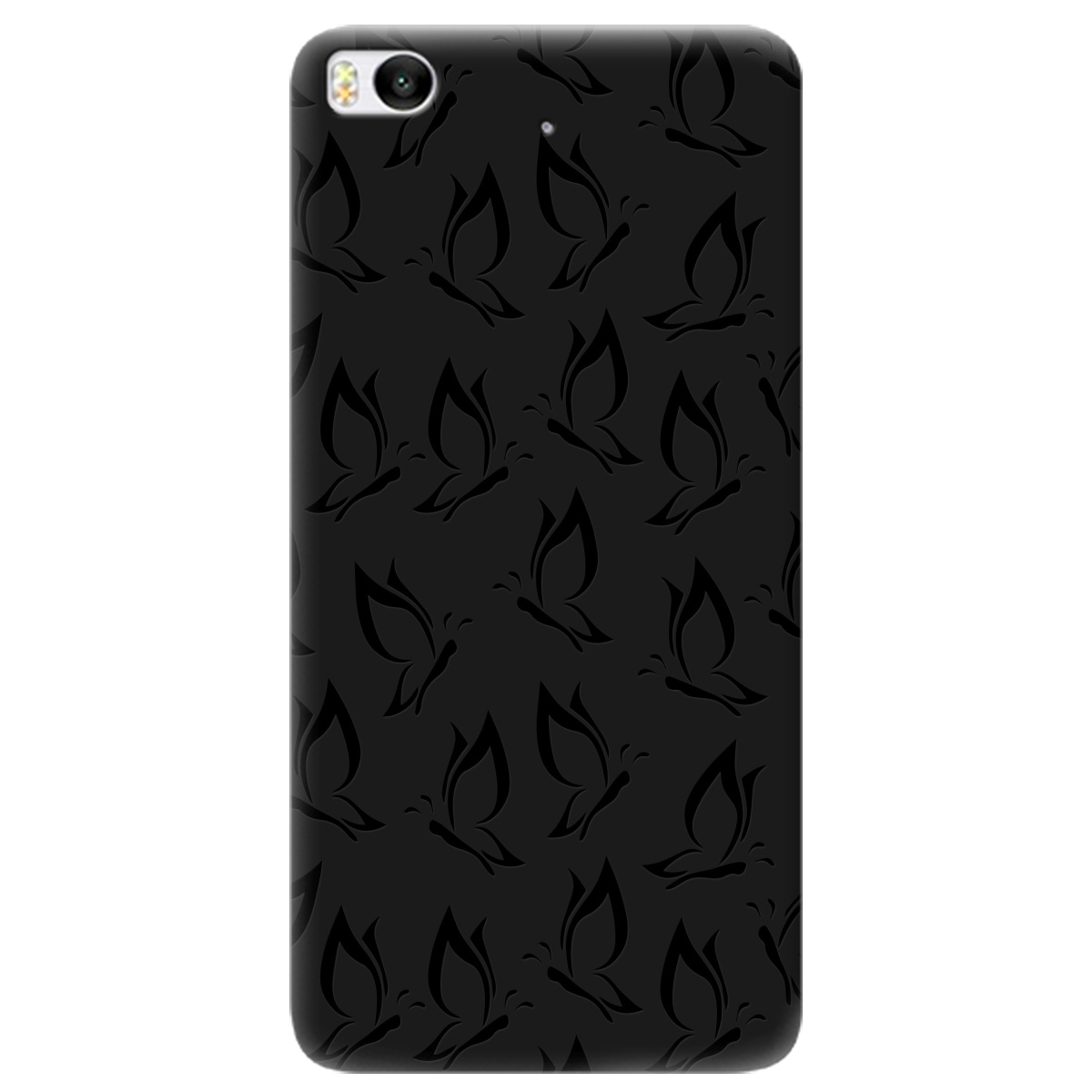 Чохол для Xiaomi Mi 5s чорний матовий soft touch Butterfly - фото 1