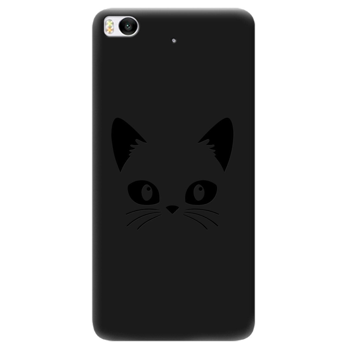 Чохол для Xiaomi Mi 5s чорний матовий soft touch Cat Black - фото 1