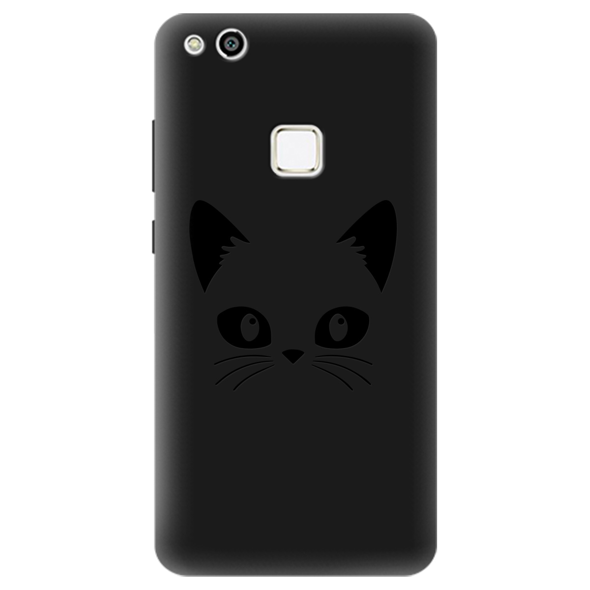 Чохол для Huawei P10 Lite чорний матовий soft touch Cat Black - фото 1