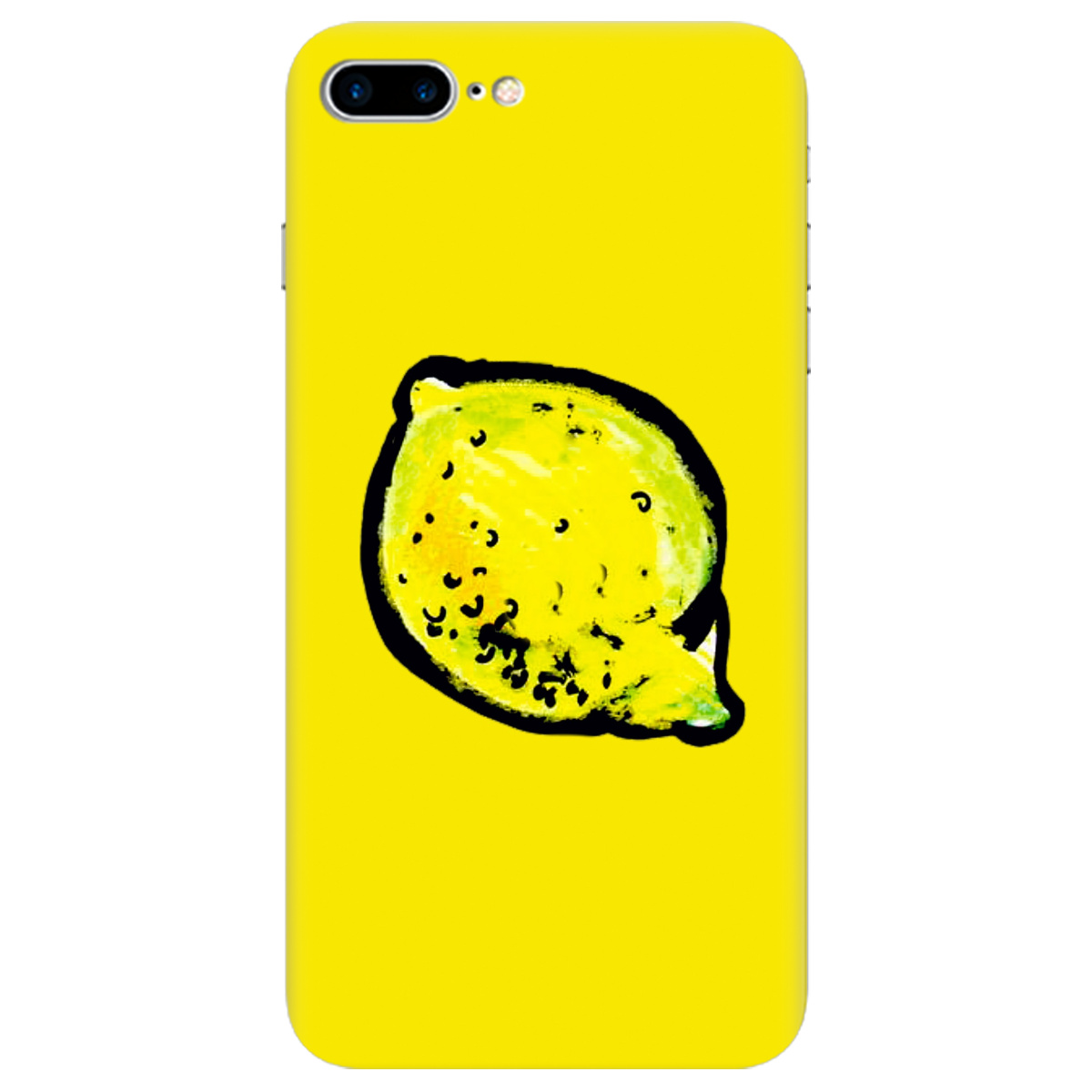 Чехол для Apple iPhone 8 Plus lemon - фото 1