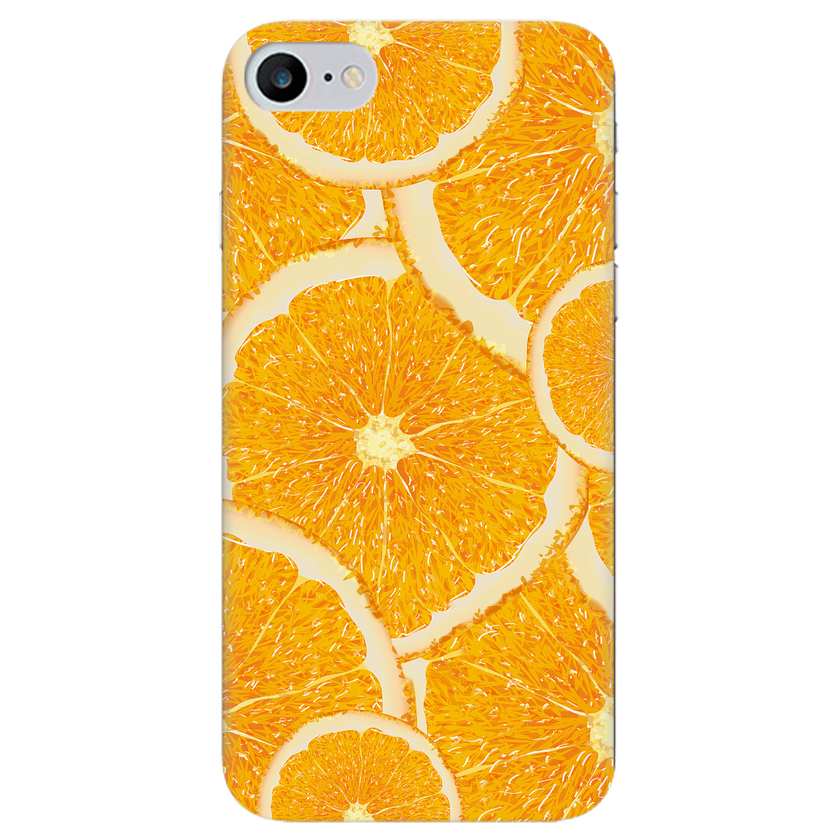 Чехол для Apple iPhone 8 Orange - фото 1