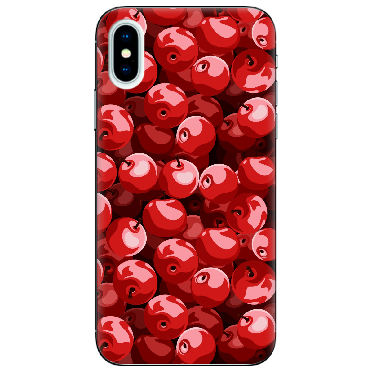 Чехол для Apple iPhone X Cherry - фото 1
