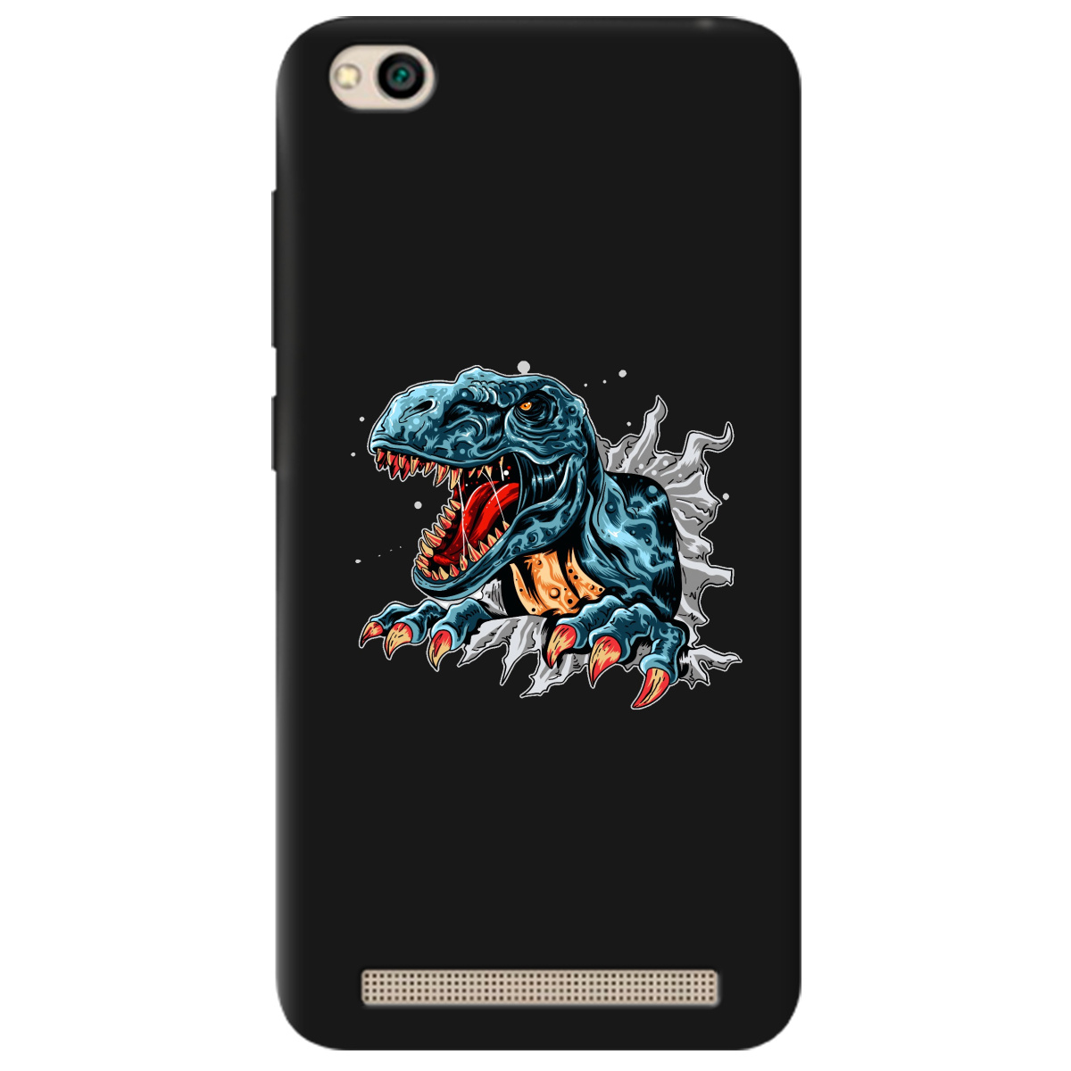 Чехол для Xiaomi Redmi 5A черный матовый soft touch Rex - фото 1