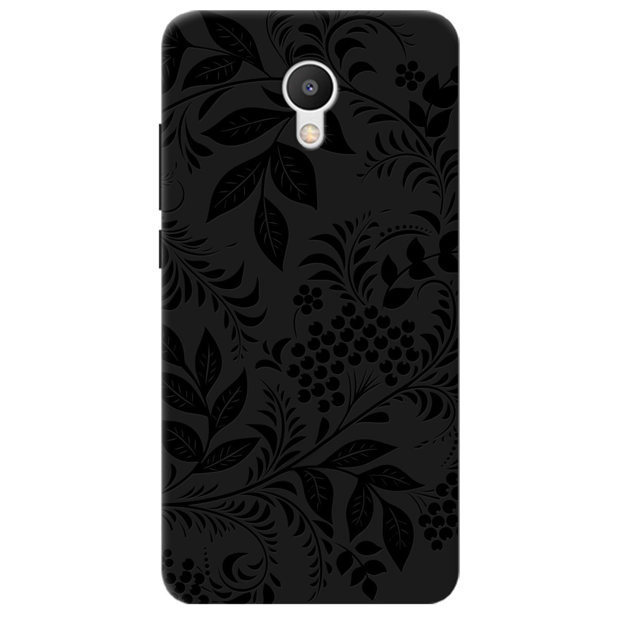 Чохол для Meizu M6 чорний матовий soft touch Art - фото 1