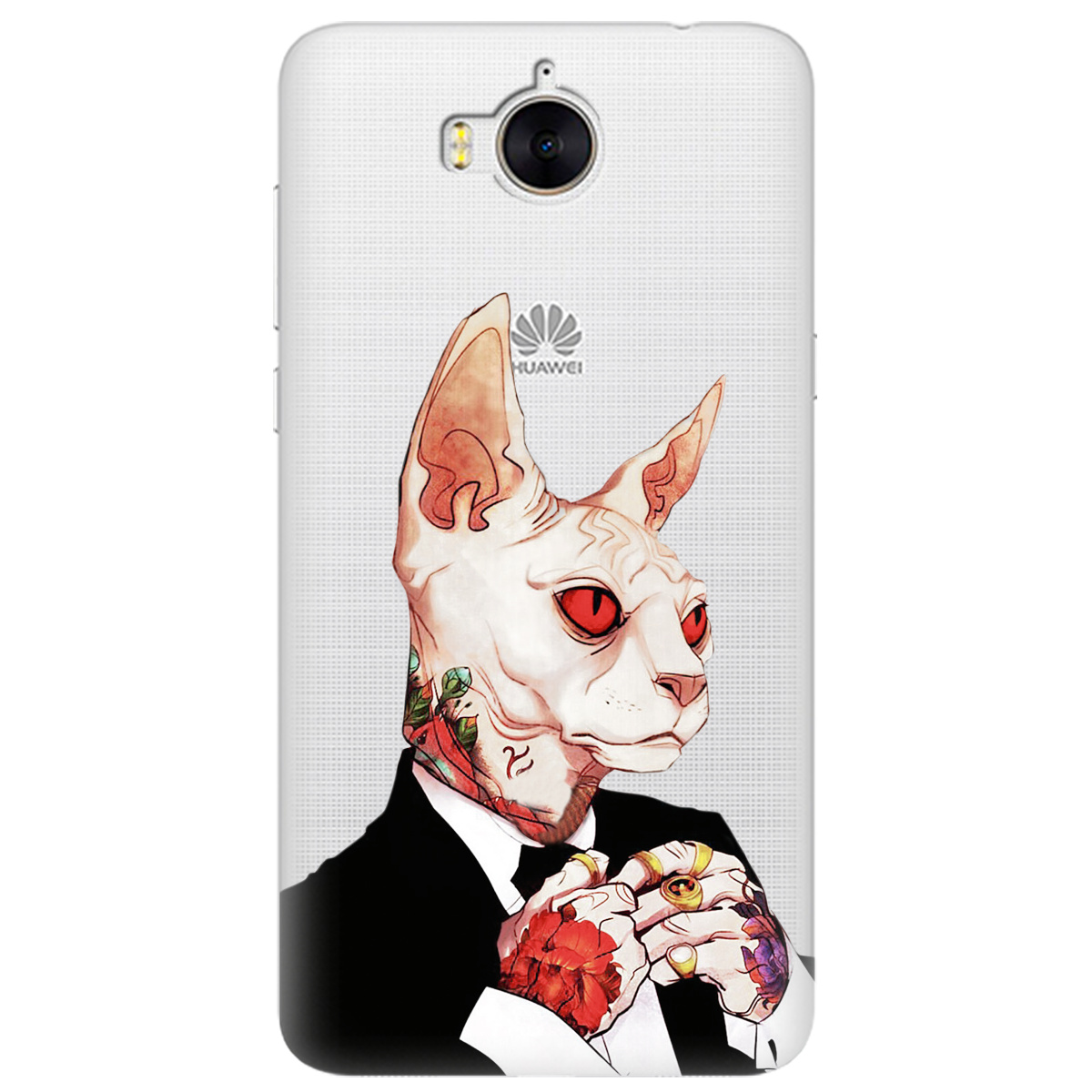 Чехол для Huawei Y5 2017 Mister cat - фото 1