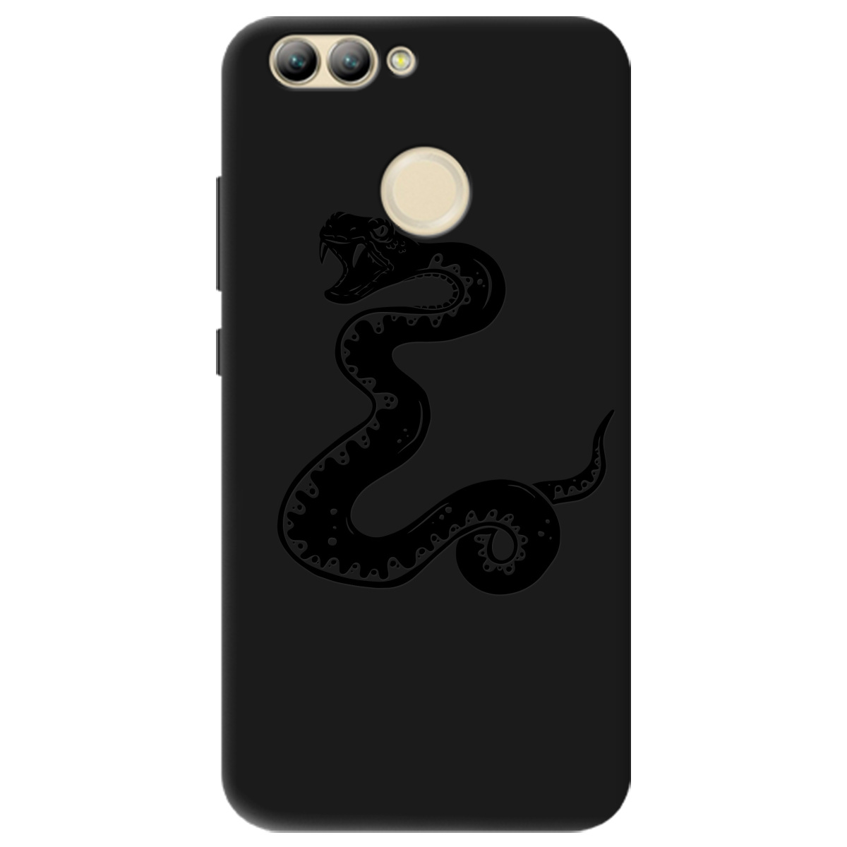 Чехол для Huawei Nova 2 черный матовый soft touch Сobra - фото 1