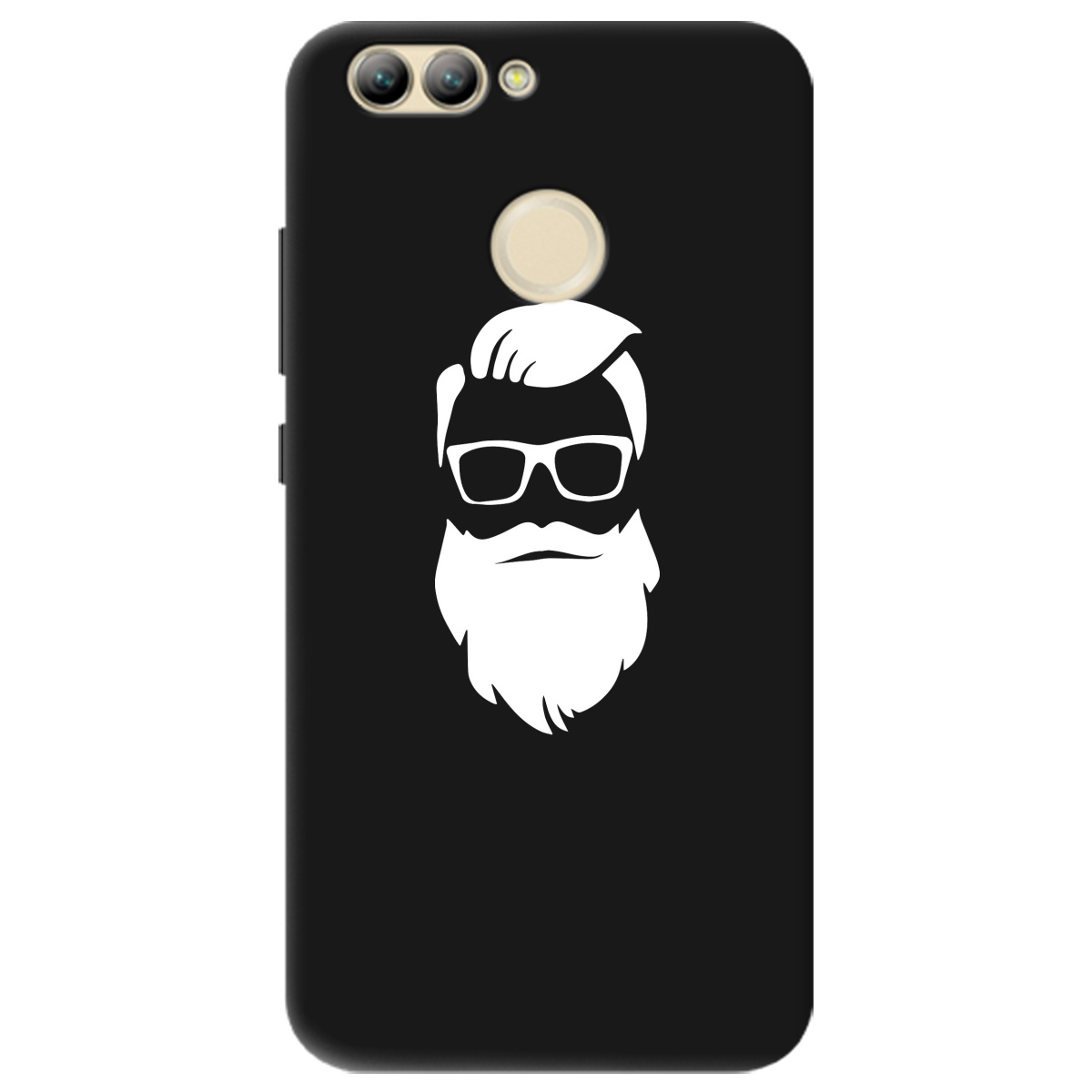 Чохол для Huawei Nova 2 чорний матовий soft touch Beard - фото 1