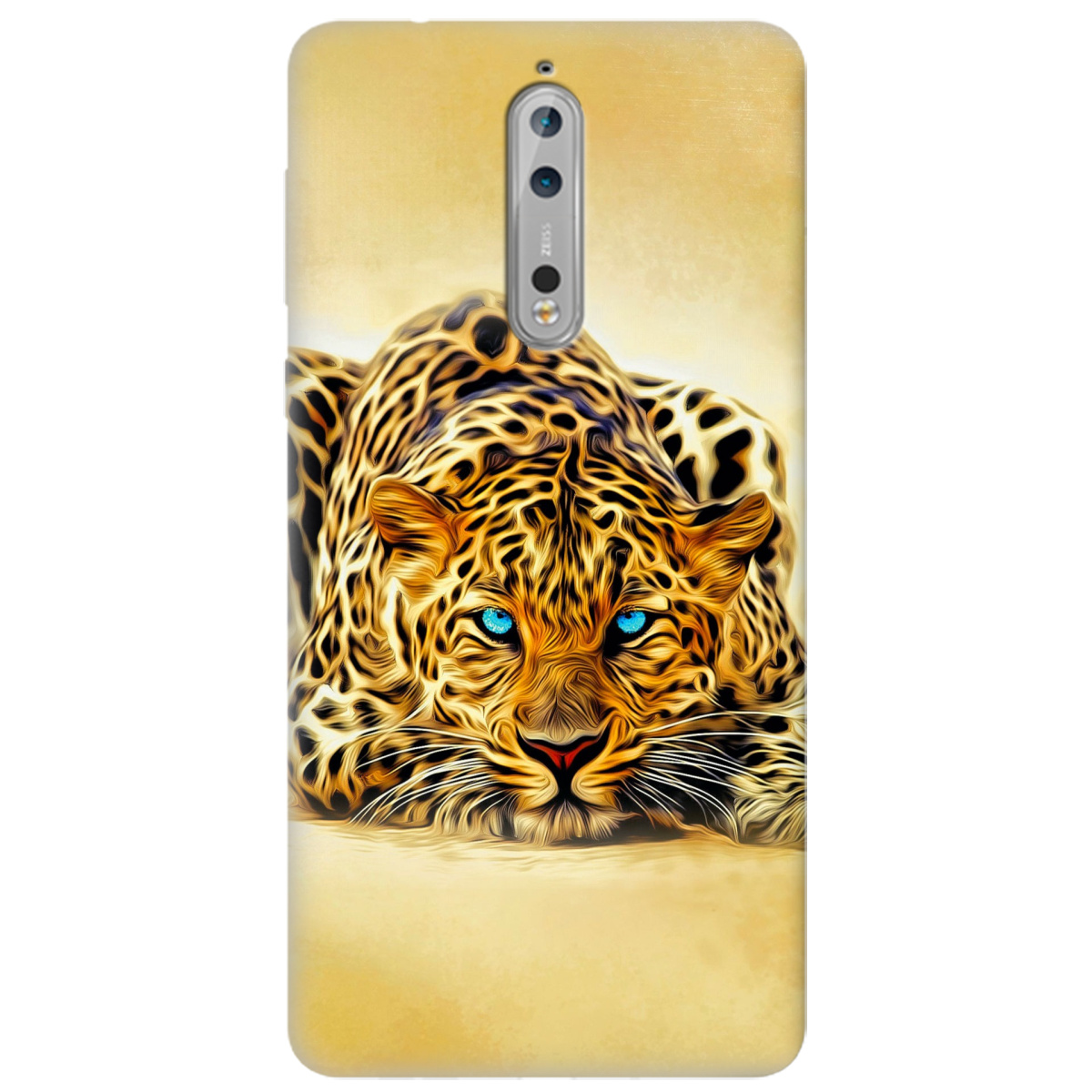 Чехол для Nokia 8 Леопард - фото 1