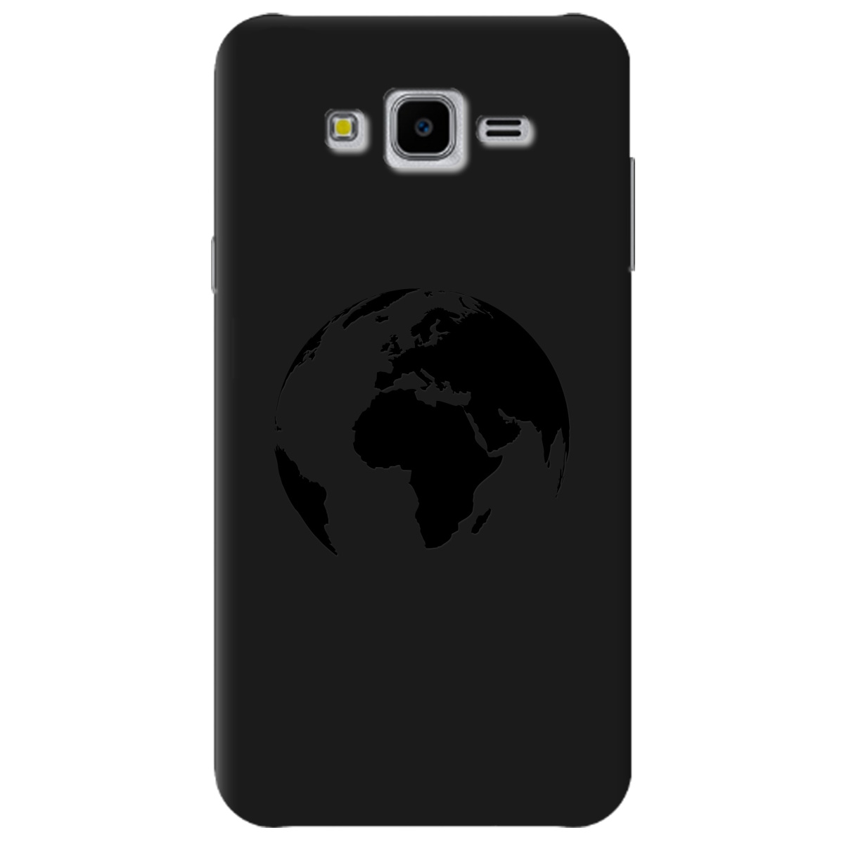 Чехол для Samsung Galaxy J7 Neo J701F / DS черный матовый soft touch Planet - фото 1