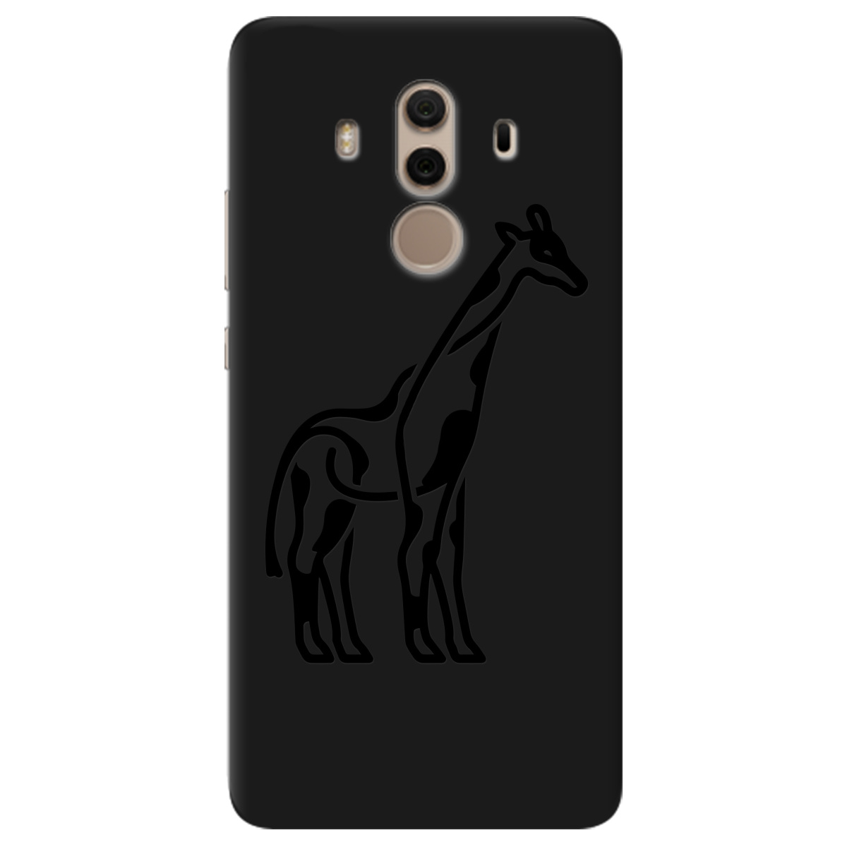 Чохол для Huawei Mate 10 Pro чорний матовий soft touch Giraffe - фото 1
