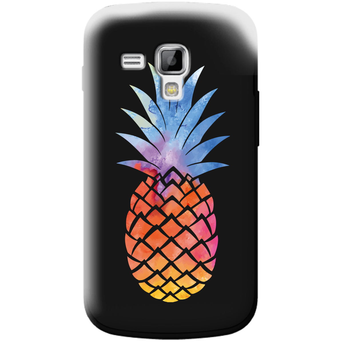 Чехол для Samsung Galaxy S Duos S7562 Ananas - фото 1