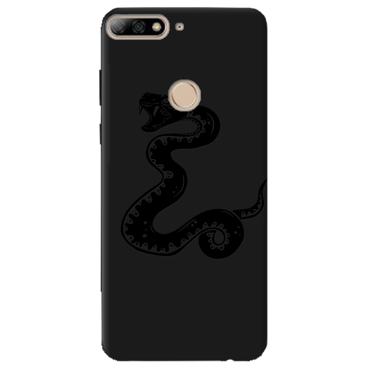 Чохол для Huawei Y7 Prime 2018 чорний матовий soft touch Сobra - фото 1