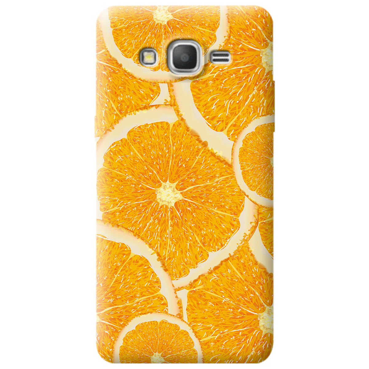 Чехол для Samsung Galaxy Grand Prime G531H Orange - фото 1