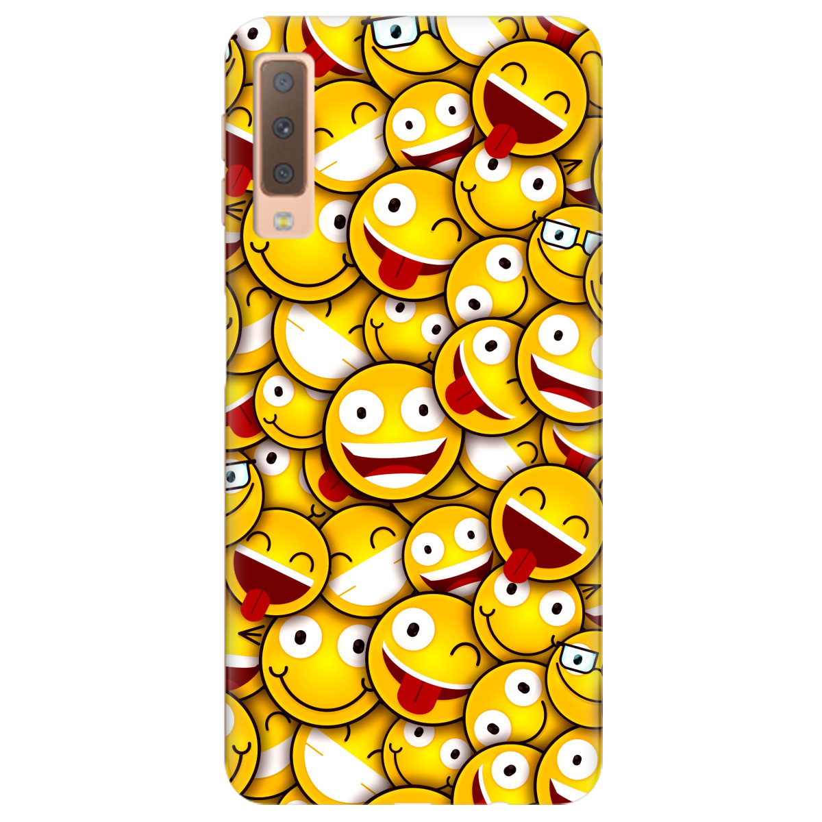 Чохол для Samsung Galaxy A7 2018 Smilies - фото 1
