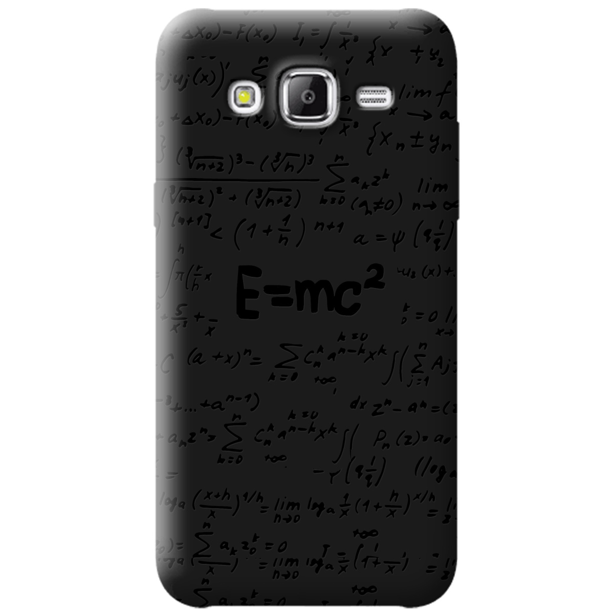 Чохол для Samsung Galaxy J5 2015 чорний матовий soft touch Black Einstein - фото 1