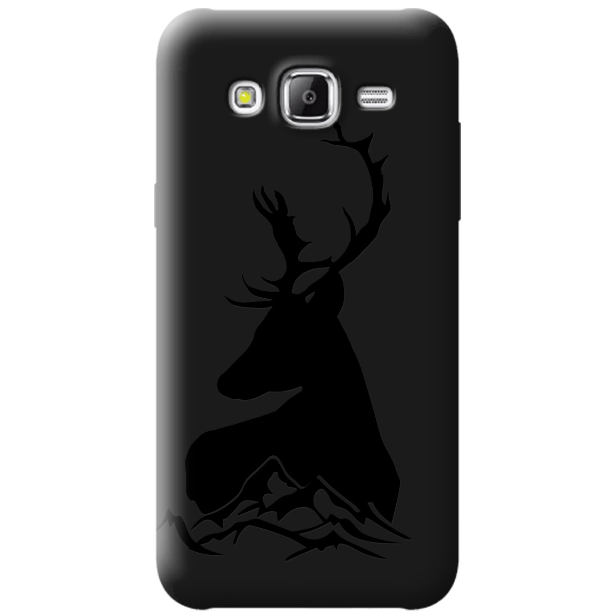 Чехол для Samsung Galaxy J5 2015 черный матовый soft touch Moral - фото 1