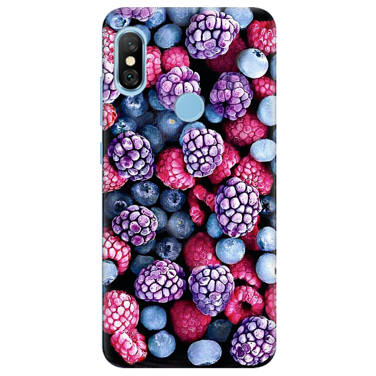 Чехол для Xiaomi Redmi Note 6 Pro Frosty berry - фото 1