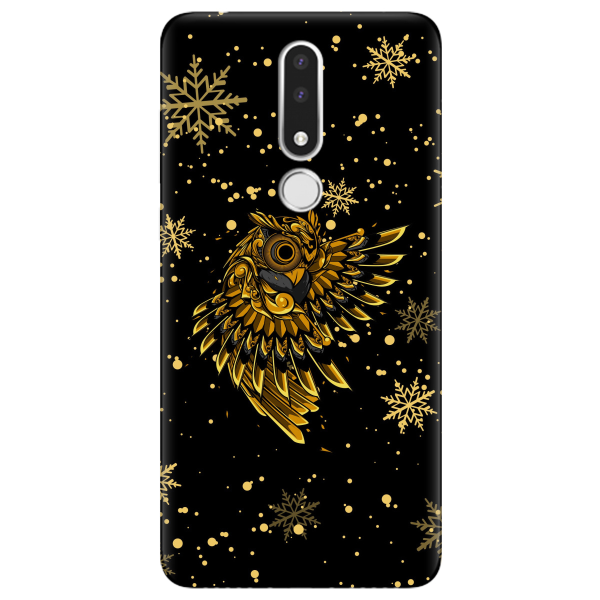 Чохол для Nokia 3.1 Plus Gold sova - фото 1