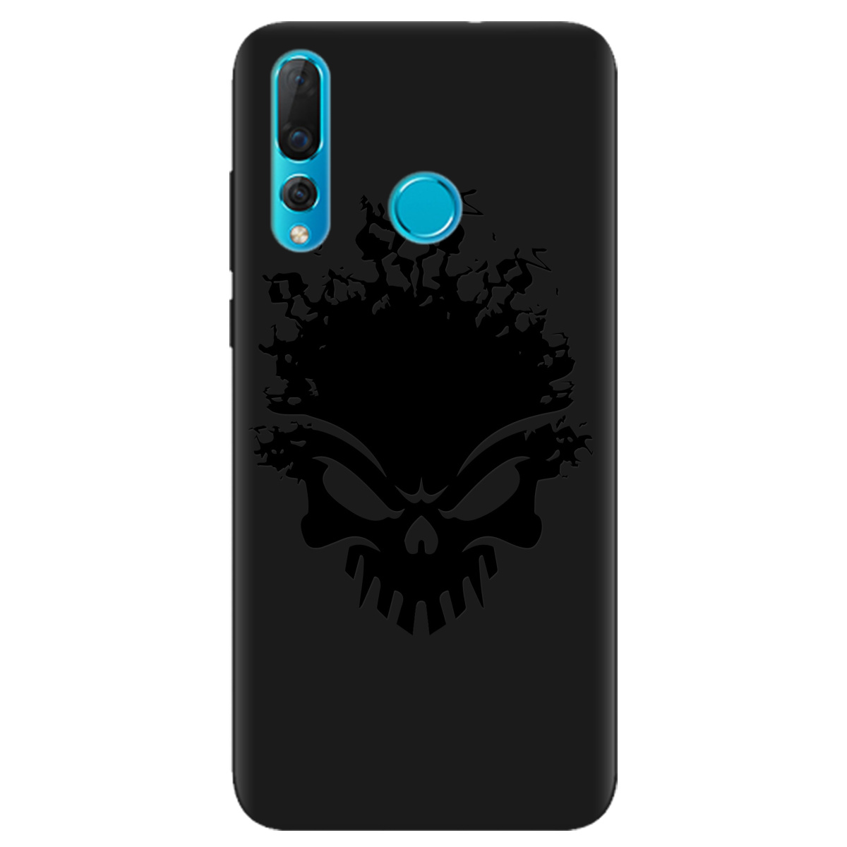 Чохол для Huawei Nova 4 чорний матовий soft touch Ugolek - фото 1