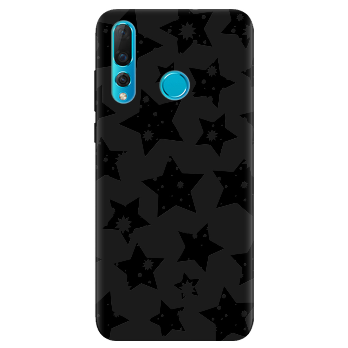 Чехол для Huawei Nova 4 черный матовый soft touch Black Star - фото 1