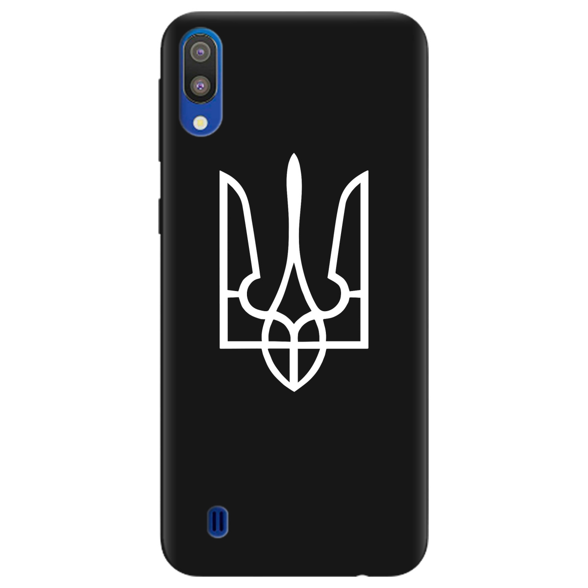 Чохол для Samsung Galaxy M10 чорний матовий soft touch Gerb - фото 1