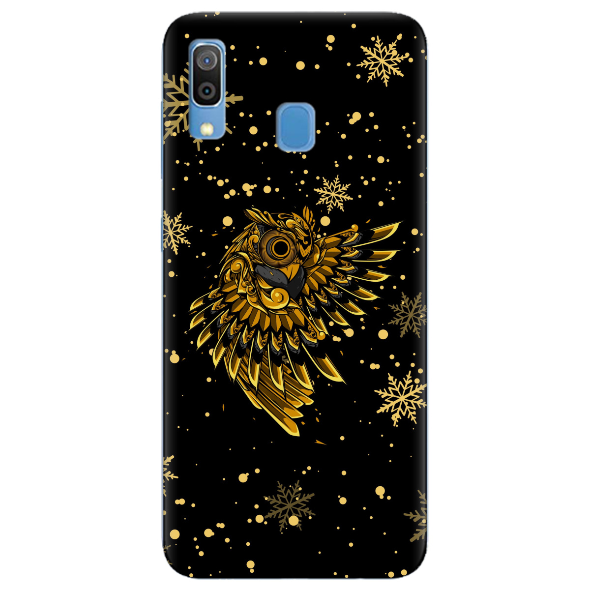 Чохол для Samsung Galaxy A20 Gold sova - фото 1
