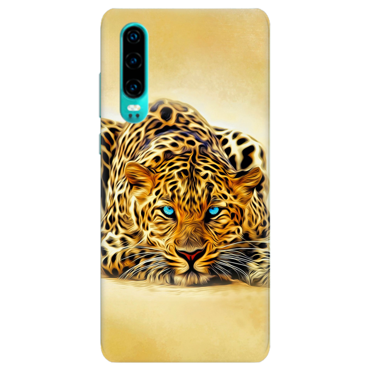 Чехол для Huawei P30 Леопард - фото 1