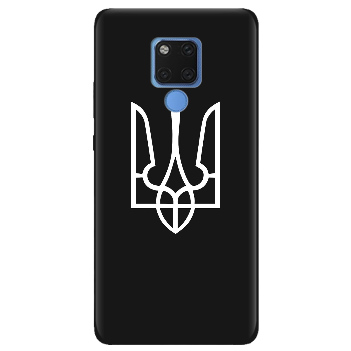 Чехол для Huawei Mate 20 X черный матовый soft touch Gerb - фото 1