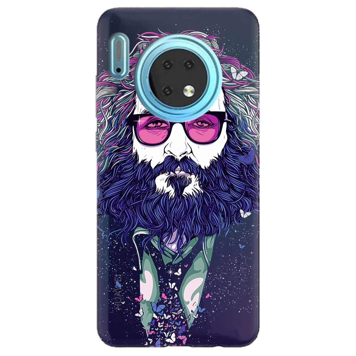 Чехол для Huawei Mate 30 Blue Beard - фото 1