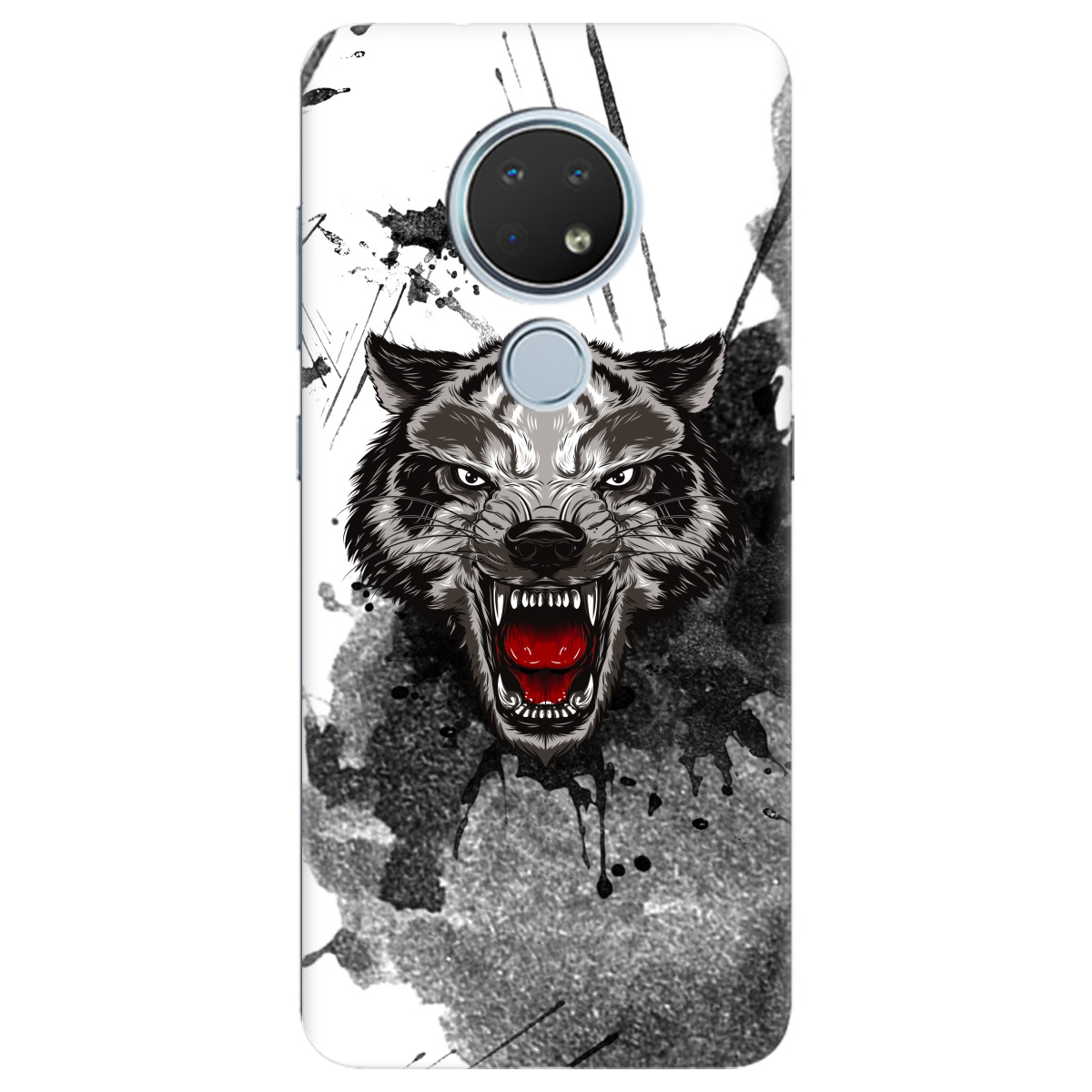 Чехол для Nokia 7.2 Angry-Wolf - фото 1