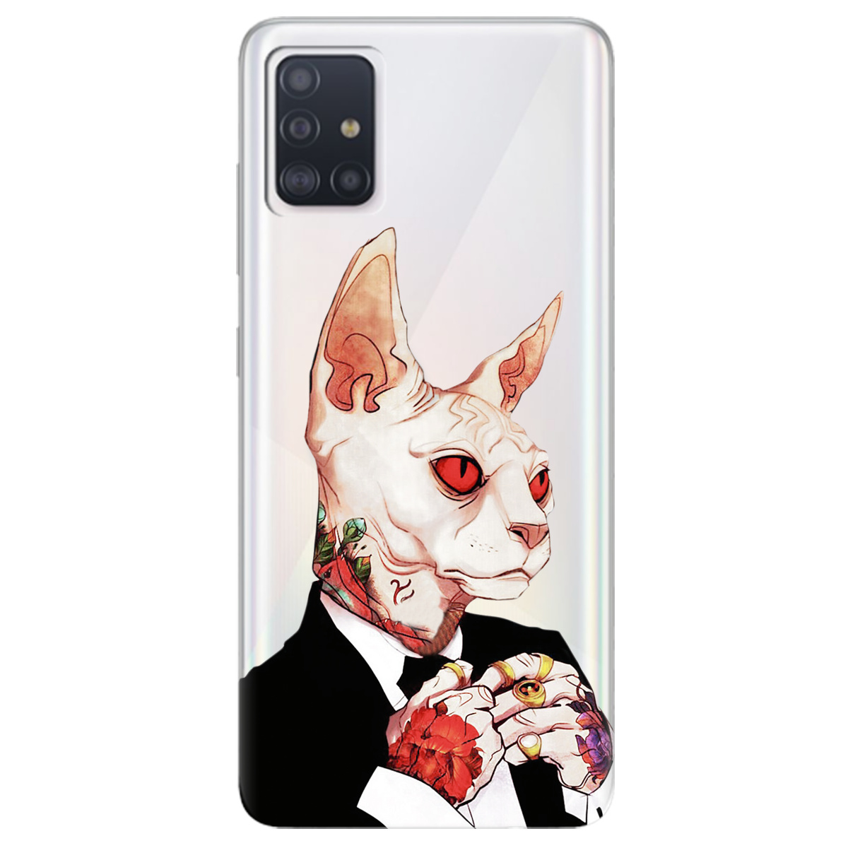 Чохол для Samsung Galaxy A71 Mister cat - фото 1