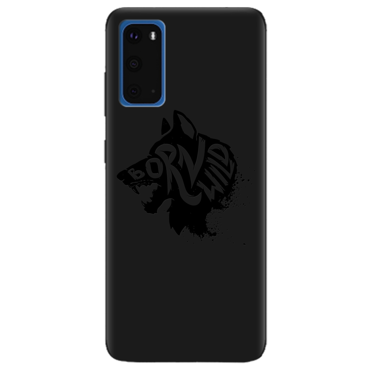 Чехол для Samsung Galaxy S11e черный матовый soft touch Born Wild - фото 1