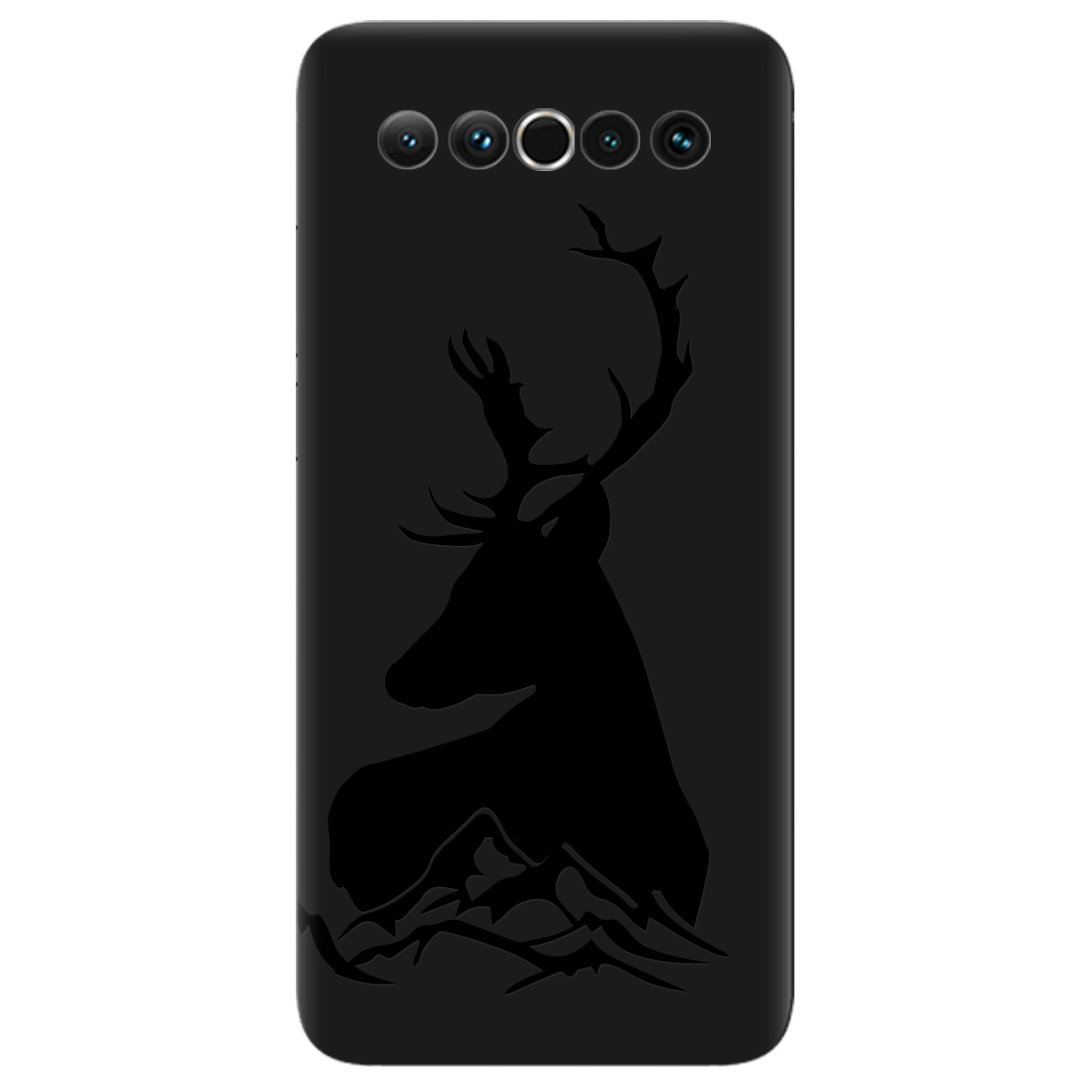 Чехол для Meizu 17 Pro черный матовый soft touch Moral - фото 1