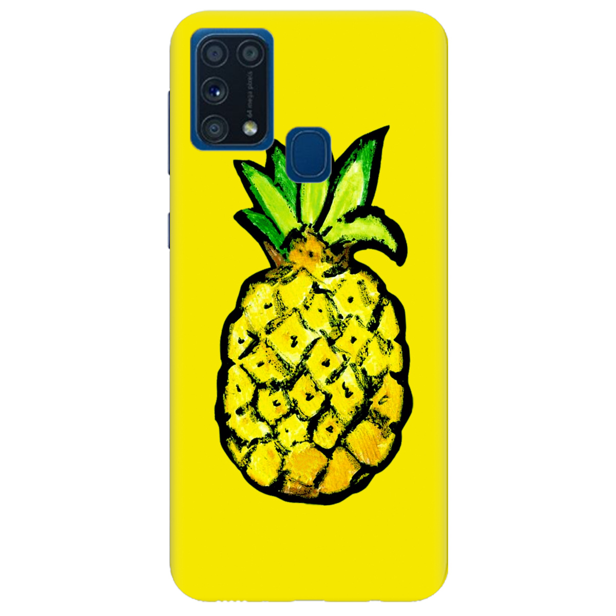 Чехол для Samsung Galaxy M31 Sunny  pineapple - фото 1