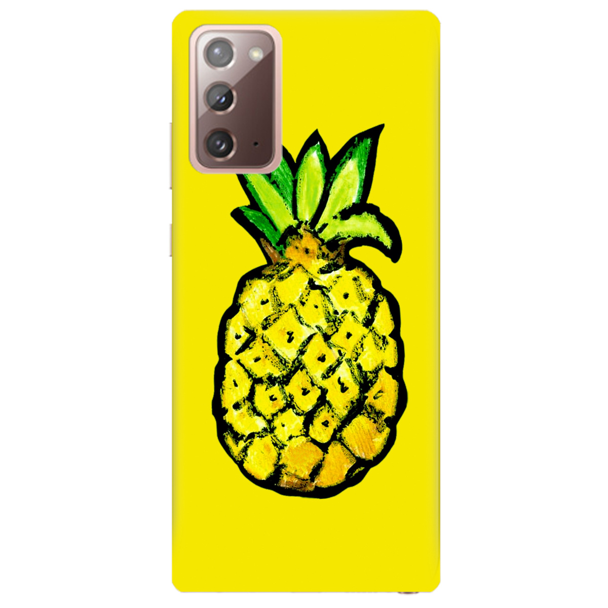 Чехол для Samsung Galaxy Note 20 Sunny  pineapple - фото 1